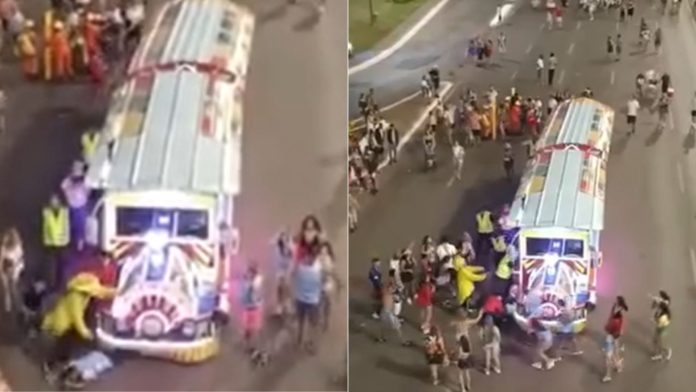 Acidente Surpreendente: Trenzinho da Alegria Atropela...